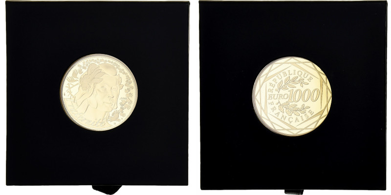 France, 1000 Euro, Marianne, Proof, 2019, Monnaie de Paris, Gold, MS(65-70)

...