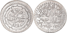 Coin, Algeria, Budju, AH 1241 / 1825, AU(55-58), Silver