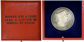 Chad, 10000 Francs, Général De Gaulle, 1970, Monnaie de Paris, Proof, Gold