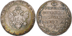 Russia, Alexander I, Rouble, 1802, Saint-Petersburg, Silver, VF(30-35), KM:125
