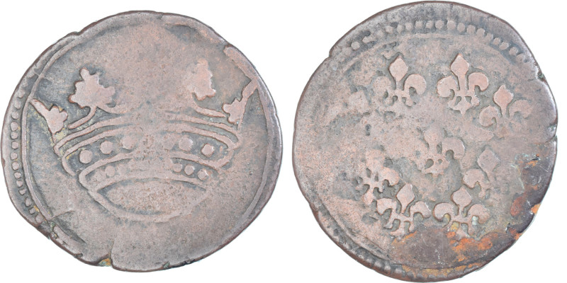 Coin, French India, Louis XV, Double Sol, n.d. (1715-1774), Pondichery


COUN...