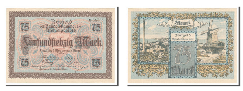 Banknote, Memel, 75 Mark, 1922, 1922-02-12, AU(55-58)
New and old sawmills., Br...