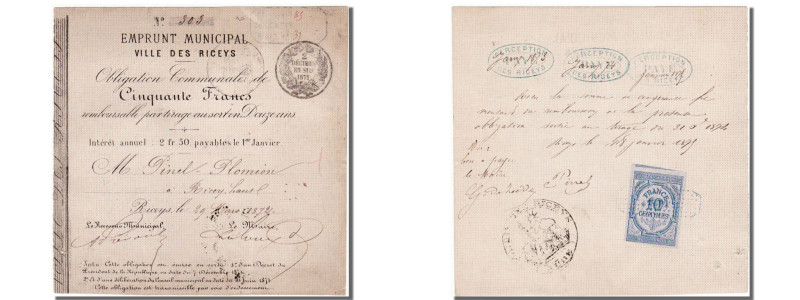 Banknote, 50 Francs, 1872, France, UNC(63)


COUNTRY:France
DENOMINATION:50 ...