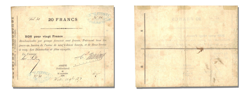 Banknote, 20 Francs, 1870, France, UNC(63)


COUNTRY:France
DENOMINATION:20 ...