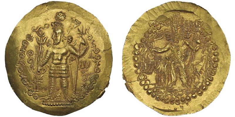 Kushano-Sasaniens
Ohrmazd (Hormizd) I, 270-300 après J.C.
Dinar, Boxlo (Balkh), ...