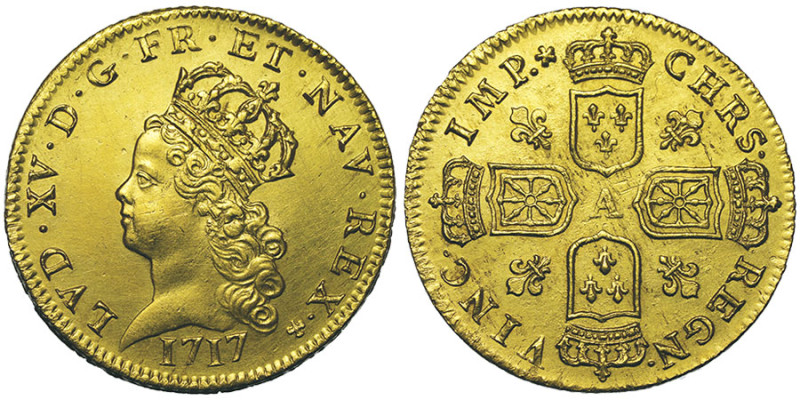 Louis XV 1715–1774
Louis de Noailles, Paris, 1717 A, 12,22 g.
Ref : G. 344 (R), ...