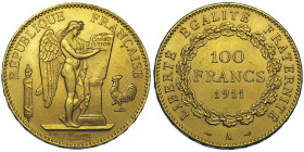 Troisième République 1870-1940, 100 Francs, Paris, 1911 A, AU 32.25 g.
Ref : G. 1137, Fr. 590
Conservation : Superbe