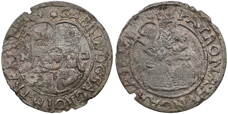 Gabriel Bethlen 1613-1629, 1 Groschen, 1623 NB, Neustadt, AG 
Ref : Resch 238
Gr...