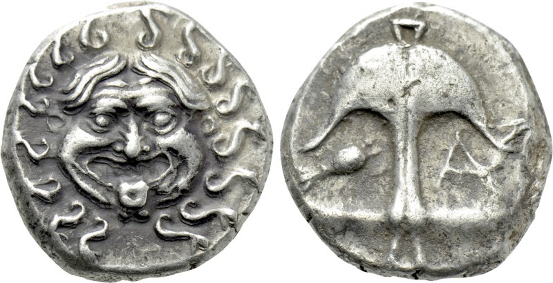 THRACE. Apollonia Pontika. Drachm (Circa 480/78-450 BC). 

Obv: Upright anchor...