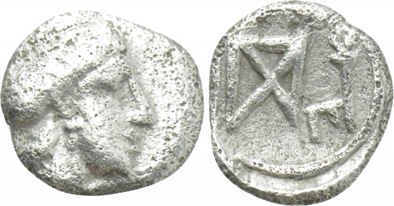 ELIS. Kephallenia. Paleis(?). Tetartemorion (Circa 3rd-2nd centuries BC). 

Ob...