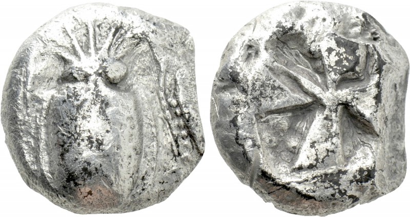 CYCLADES. Keos. Koresia. Stater (Circa 520-510 BC).

Obv: Cuttlefish.
Rev: In...