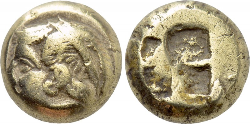 IONIA. Phokaia. EL Hekte (Circa 387-326 BC). 

Obv: Head of nymph left, wearin...