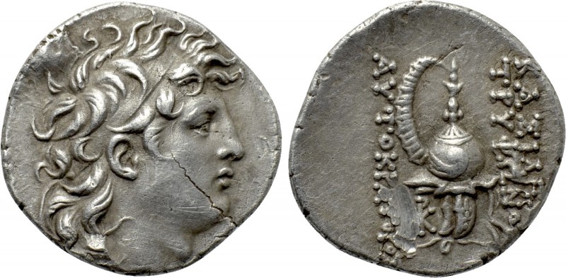 SELEUKID KINGDOM. Tryphon (Circa 142-138 BC). Drachm. Antioch on the Orontes.
...