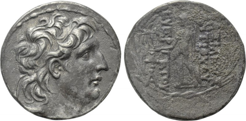 SELEUKID KINGDOM. Antiochos VII Euergetes (Sidetes) (138-129 BC). Tetradrachm. A...