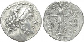 SELEUKID KINGDOM. Antiochos IX Eusebes Philopator (Kyzikenos) (114/3-95 BC). Tetradrachm. Mallos.