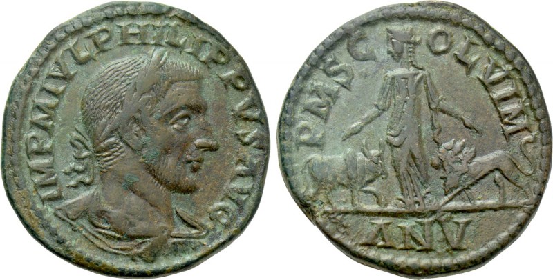 MOESIA SUPERIOR. Viminacium. Phillip I the Arab (244-249). Ae. Dated CY 5 (244)....