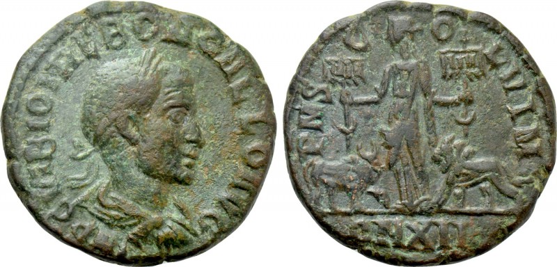 MOESIA SUPERIOR. Viminacium. Trebonianus Gallus (251-253). Ae. Dated CY 12 (251)...