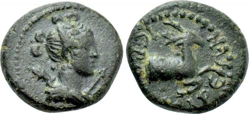 LYDIA. Hierocaesarea. Pseudo-autonomous. Time of Trajan to Hadrian (98-138). Ae....