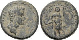 PHRYGIA. Aezanis. Tiberius (14-37). Ae. Menander, magistrate.