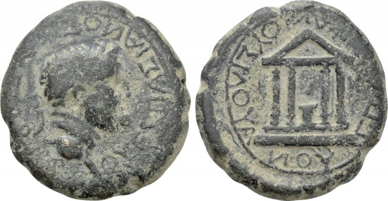 PHRYGIA. Amorium. Vespasian (69-79). Ae. L. Vipsanius Silvanus, magistrate. 

...
