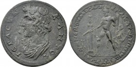 PHRYGIA. Temenothyrae. Pseudo-autonomous. Time of Philip I the Arab (244-249). Ae Medallion. Aroun Neikomachos, archiereos & first archon for the seco...