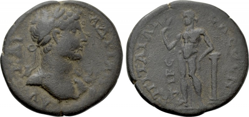PHRYGIA. Tiberiopolis. Hadrian (117-138). Ae. T. Ailius Flavianus Sosthenes, arc...