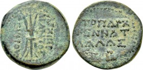 CILICIA. Olba. Augustus (27 BC-14 AD) Ae. Ajax, high priest and toparch. Dated year 2 (AD 11/2).