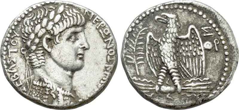 SELEUCIS & PIERIA. Antioch. Nero (54-68). Tetradrachm. Dated RY 7 and year 109 o...