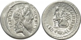 C. MEMMIUS C.F. (56 BC). Denarius. Rome.