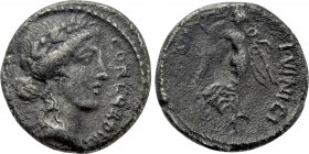 L. VINICIUS. Denarius (52 BC). Rome.