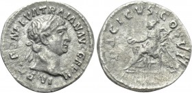 TRAJAN (98-117). Quinarius. Rome.