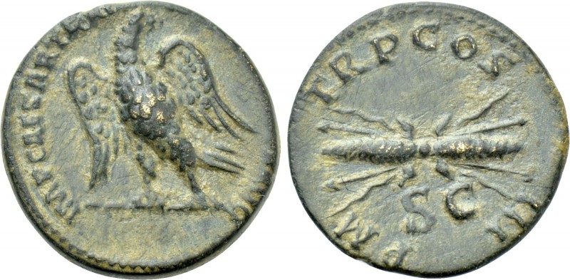 HADRIAN (117-138). Quadrans. Rome. 

Obv: IMP CAESAR TRAIAN HADRIANVS AVG. 
E...