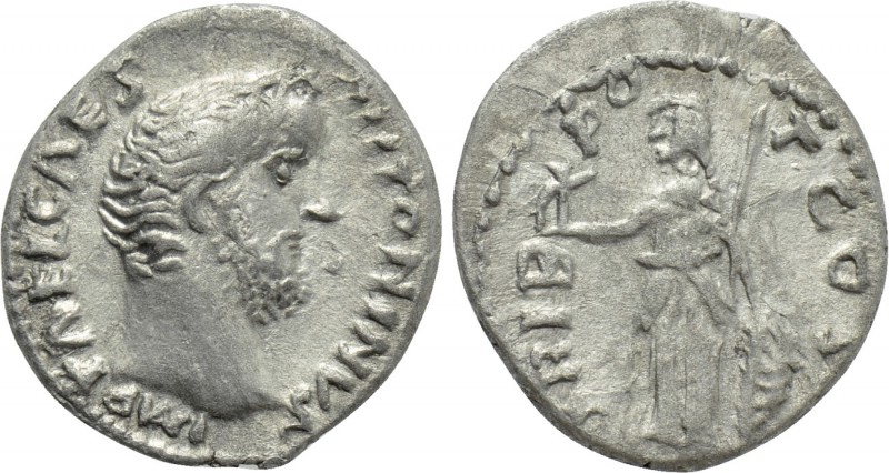 ANTONINUS PIUS (138-161). Denarius. Contemporary imitation of Rome. 

Obv: IMP...