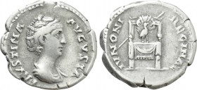FAUSTINA I (Augusta, 138-140/1). Denarius. Rome.