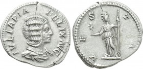 JULIA DOMNA (Augusta, 193-217). Denarius. Rome.