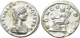 PLAUTILLA (Augusta, 202-205). Denarius. Laodicea ad Mare.