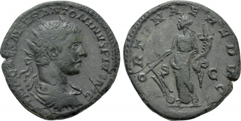 ELAGABALUS (218-222). Dupondius. Rome. 

Obv: IMP CAES M AVR ANTONINVS PIVS AV...