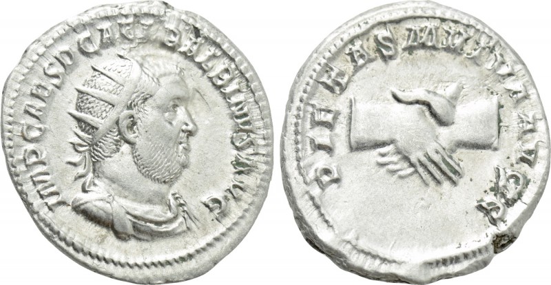 BALBINUS (238). Antoninianus. Rome. 

Obv: IMP CAES D CAEL BALBINVS AVG. 
Rad...