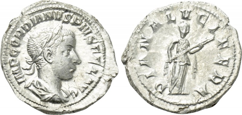GORDIAN III (238-244). Denarius. Rome. 

Obv: IMP GORDIANVS PIVS FEL AVG. 
La...