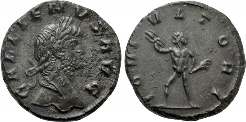 GALLIENUS (253-268). Ae Denarius. Rome. 

Obv: GALLIENVS AVG. 
Laureate head ...
