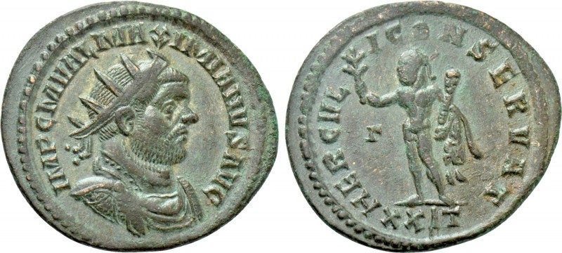MAXIMIANUS HERCULIUS (286-305). Antoninianus. Ticinum. 

Obv: IMP C M VAL MAXI...