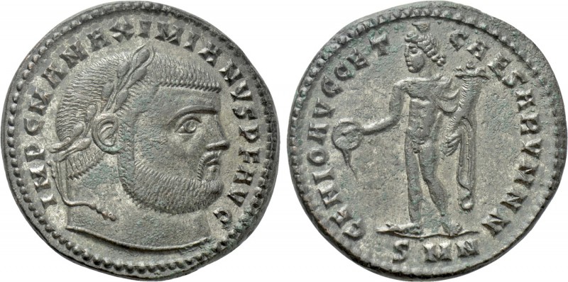 MAXIMIANUS HERCULIUS (286-305). Follis. Nicomedia. 

Obv: IMP C M A MAXIMIANVS...