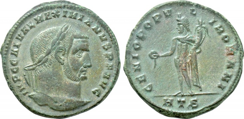 MAXIMIANUS HERCULIUS (286-305). Follis. Heraclea. 

Obv: IMP C GAL VAL MAXIMIA...