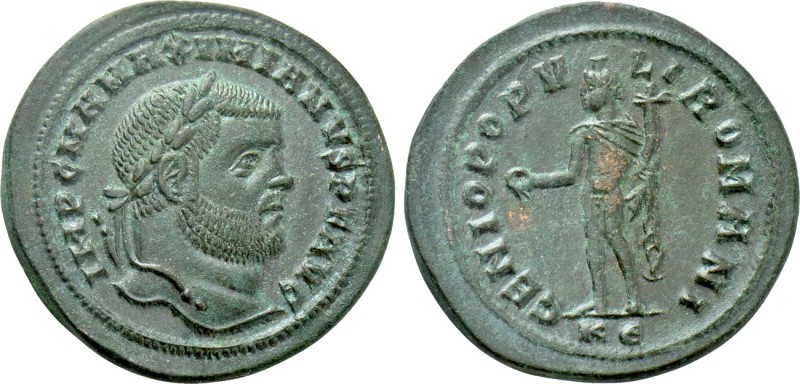 MAXIMIANUS HERCULIUS (286-305). Follis. Cyzicus. 

Obv: IMP C M A MAXIMIANVS P...