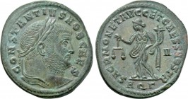 CONSTANTIUS I (Caesar, 293-305). Follis. Aquilea.