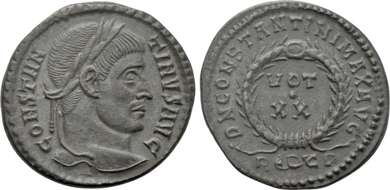 CONSTANTINE I THE GREAT (307/310-337). Follis. Rome. 

Obv: CONSTANTINVS AVG. ...