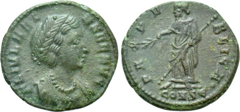 HELENA (Augusta, 324-328/30). Ae. Constantinople. Posthumous issue. 

Obv: FL ...