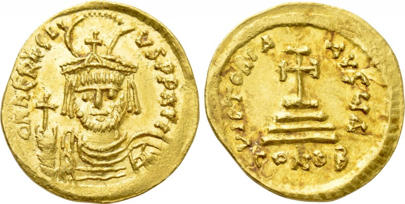 HERACLIUS (610-641). GOLD Solidus. Constantinople. 

Obv: δ N ҺЄRACLIVS P P AV...