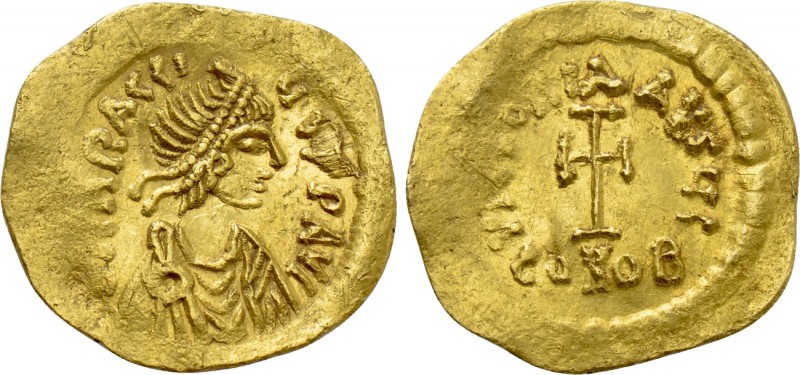 HERACLIUS (610-641). GOLD Tremissis. Constantinople. 

Obv: δ N ҺRACLIЧS P P A...