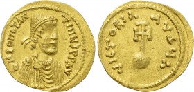 CONSTANS II (641-668). GOLD Semissis. Constantinople.